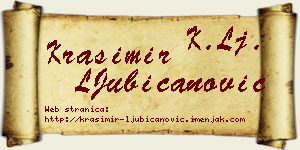 Krasimir LJubičanović vizit kartica
